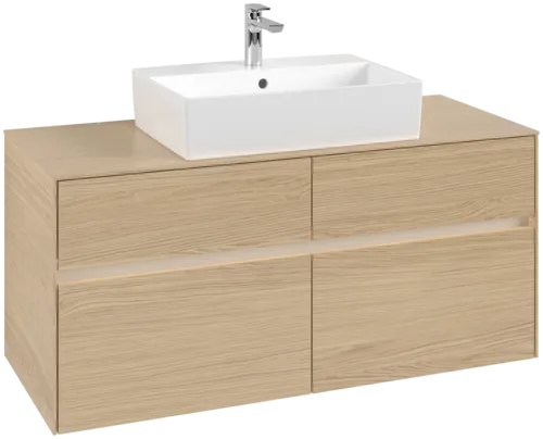 VILLEROY BOCH Toaletní skříňka Collaro, s osvětlením, 4 výsuvy, 1200 x 548 x 500 mm, severský dub / severský dub #C128B0VJ