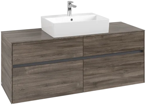 VILLEROY BOCH Toaletní skříňka Collaro, 4 výsuvy, 1400 x 548 x 500 mm, Kamenný dub / Kamenný dub #C13100RK
