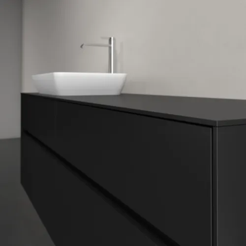 VILLEROY BOCH Toaletní skříňka Collaro, s osvětlením, 4 výsuvy, 1600 x 548 x 500 mm, Volcano Black / Volcano Black #C121B0VL, obrázek 6