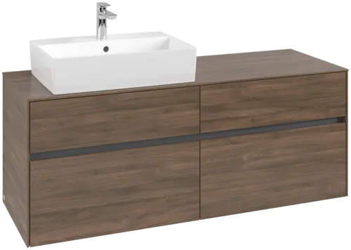 VILLEROY BOCH Toaletní skříňka Collaro, 4 výsuvy, 1400 x 548 x 500 mm, Arizona Oak / Arizona Oak #C13200VH