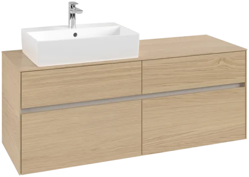 VILLEROY BOCH Toaletní skříňka Collaro, 4 výsuvy, 1400 x 548 x 500 mm, severský dub / severský dub #C13200VJ