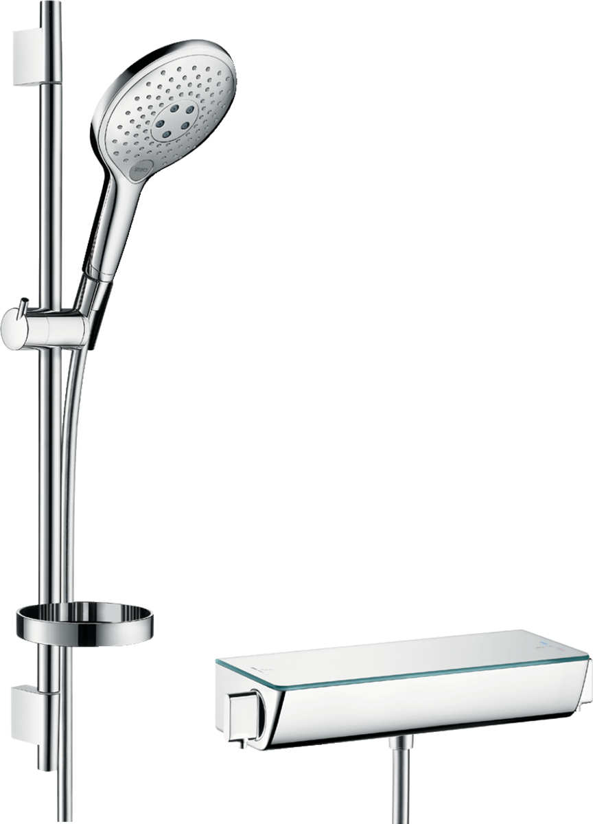 HANSGROHE Raindance Select S sprchový systém 150 3jet s termostatem Ecostat Select a sprchovou lištou 65 cm #27036000