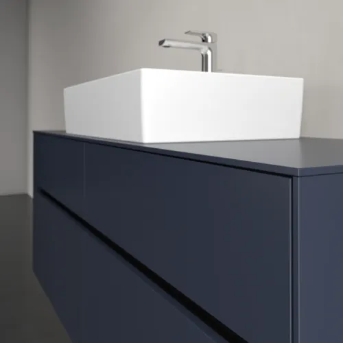 VILLEROY BOCH Toaletní skříňka Collaro, 4 zásuvky, 1400 x 548 x 500 mm, Marine Blue / Marine Blue #C13100VQ, obrázek 5