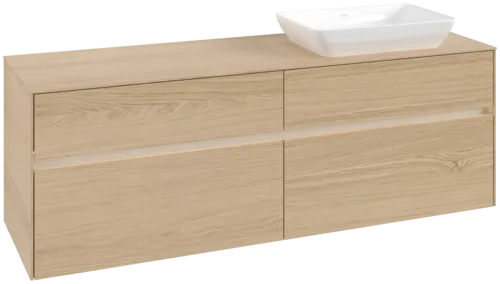VILLEROY BOCH Toaletní skříňka Collaro, s osvětlením, 4 výsuvy, 1600 x 548 x 500 mm, severský dub / severský dub #C122B0VJ