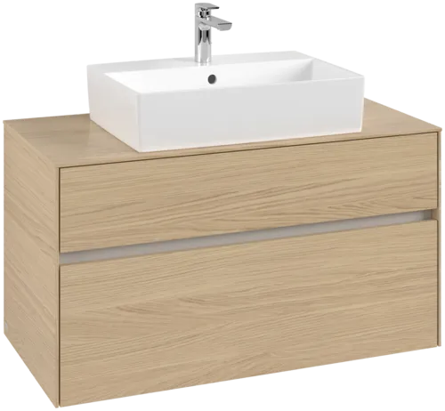 VILLEROY BOCH Toaletní skříňka Collaro, 2 výsuvy, 1000 x 548 x 500 mm, severský dub / severský dub #C12500VJ
