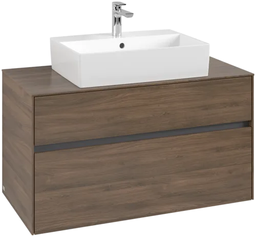 VILLEROY BOCH Toaletní skříňka Collaro, 2 výsuvy, 1000 x 548 x 500 mm, Arizona Oak / Arizona Oak #C12500VH