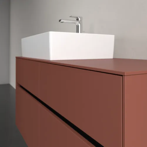 VILLEROY BOCH Toaletní skříňka Collaro, s osvětlením, 4 výsuvy, 1200 x 548 x 500 mm, Vínově červená / Vínově červená #C129B0AH, obrázek 6