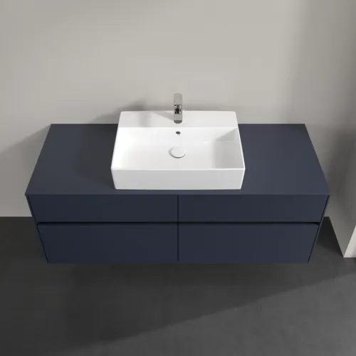 VILLEROY BOCH Toaletní skříňka Collaro, s osvětlením, 4 výsuvy, 1400 x 548 x 500 mm, Marine Blue / Marine Blue #C131B0VQ, obrázek 4
