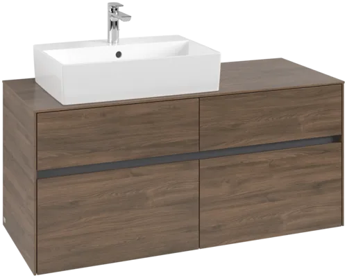 VILLEROY BOCH Toaletní skříňka Collaro, 4 výsuvy, 1200 x 548 x 500 mm, Arizona Oak / Arizona Oak #C12900VH