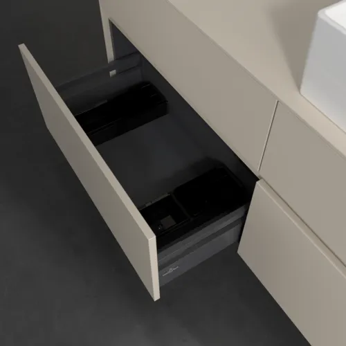 VILLEROY BOCH Toaletní skříňka Collaro, 4 výsuvy, 1400 x 548 x 500 mm, Cashmere Grey / Cashmere Grey #C13300VN, obrázek 6