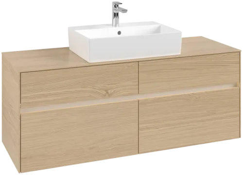 VILLEROY BOCH Toaletní skříňka Collaro, s osvětlením, 4 výsuvy, 1400 x 548 x 500 mm, severský dub / severský dub #C131B0VJ