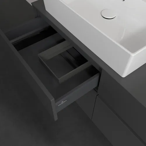 VILLEROY BOCH Collaro toaletní skříňka, 4 výsuvy, 1200 x 548 x 500 mm, Grafit / Grafit #C12900VR, obrázek 7