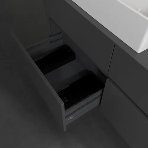 VILLEROY BOCH Collaro toaletní skříňka, 4 výsuvy, 1200 x 548 x 500 mm, Grafit / Grafit #C12900VR, obrázek 6