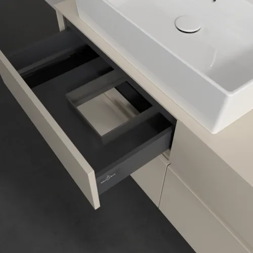 VILLEROY BOCH Toaletní skříňka Collaro, 4 výsuvy, 1200 x 548 x 500 mm, Cashmere Grey / Cashmere Grey #C12900VN, obrázek 7