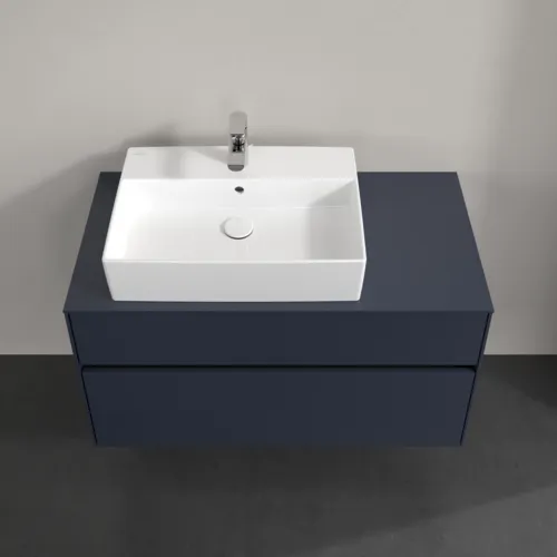 VILLEROY BOCH Collaro toaletní skříňka, s osvětlením, 2 výsuvy, 1000 x 548 x 500 mm, Marine Blue / Marine Blue #C126B0VQ, obrázek 4