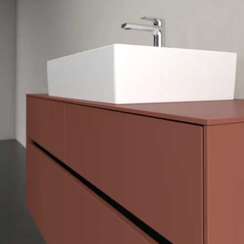 VILLEROY BOCH Toaletní skříňka Collaro, s osvětlením, 4 výsuvy, 1200 x 548 x 500 mm, Vínově červená / Vínově červená #C128B0AH, obrázek 6