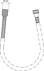 Obrázek IDEAL STANDARD METALLFLEX sprchová hadice 125cm A2403AA chrom