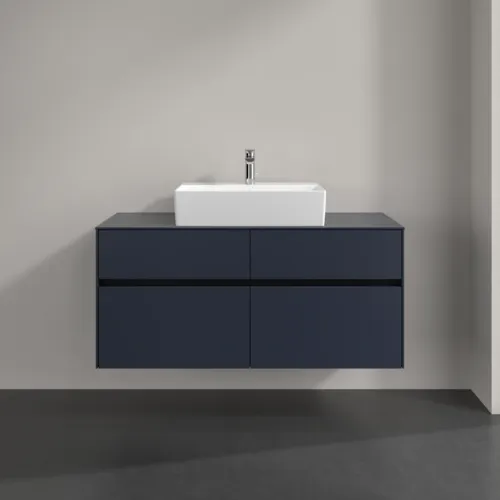 VILLEROY BOCH Collaro toaletní skříňka, 4 zásuvky, 1200 x 548 x 500 mm, Marine Blue / Marine Blue #C12800VQ, obrázek 3