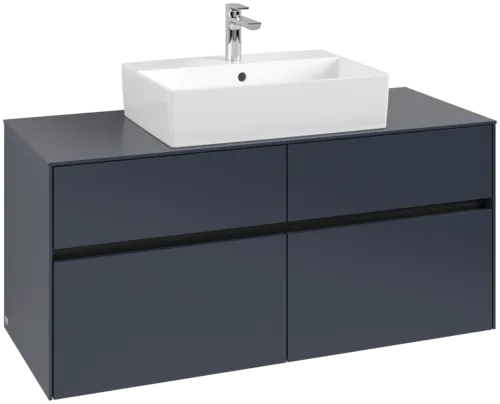VILLEROY BOCH Collaro toaletní skříňka, 4 zásuvky, 1200 x 548 x 500 mm, Marine Blue / Marine Blue #C12800VQ
