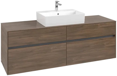 VILLEROY BOCH Toaletní skříňka Collaro, 4 výsuvy, 1600 x 548 x 500 mm, Arizona Oak / Arizona Oak #C13400VH