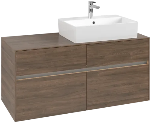 VILLEROY BOCH Toaletní skříňka Collaro, s osvětlením, 4 výsuvy, 1200 x 548 x 500 mm, Arizona Oak / Arizona Oak #C130B0VH