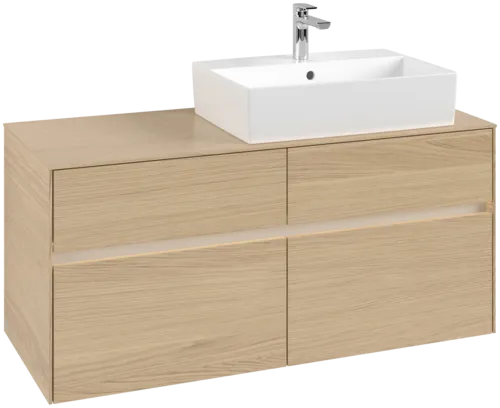 VILLEROY BOCH Toaletní skříňka Collaro, s osvětlením, 4 výsuvy, 1200 x 548 x 500 mm, severský dub / severský dub #C130B0VJ