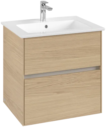 VILLEROY BOCH Toaletní skříňka Collaro, 2 výsuvy, 611 x 610 x 480 mm, severský dub #C14300VJ