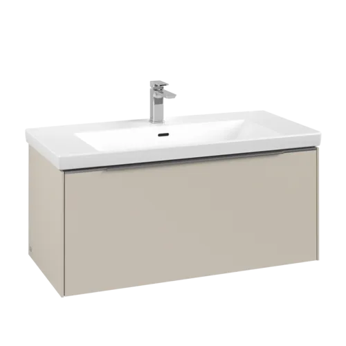 VILLEROY BOCH Subway 3.0 Vanity unit, 1 zásuvka, 973 x 429 x 478 mm, Cashmere Grey #C56900VN