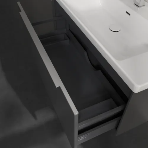 VILLEROY BOCH Subway 3.0 Vanity unit, 1 zásuvka, 973 x 429 x 478 mm, grafitová barva #C56900VR, obrázek 6