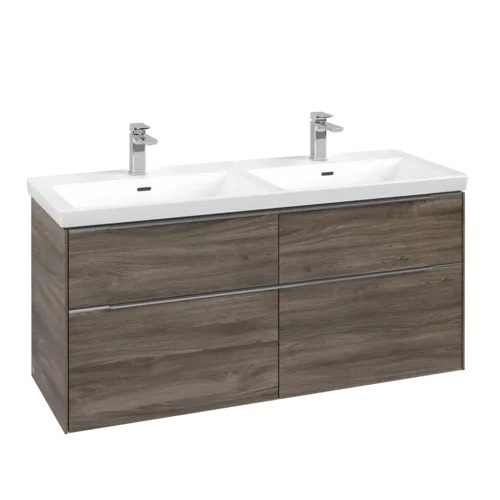 VILLEROY BOCH Subway 3.0 Vanity unit, 4 výsuvy, 1272 x 576 x 478 mm, Stone Oak #C56800RK