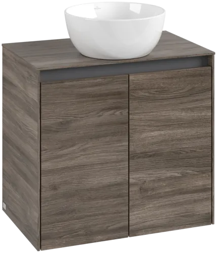 VILLEROY BOCH Toaletní skříňka Collaro, 2 dvířka, 600 x 548 x 380 mm, Kamenný dub / Kamenný dub #C15000RK