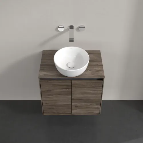 VILLEROY BOCH Toaletní skříňka Collaro, 2 dvířka, 600 x 548 x 380 mm, Kamenný dub / Kamenný dub #C15000RK, obrázek 4