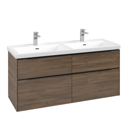 VILLEROY BOCH Vanová skříňka Subway 3.0, 4 výsuvy, 1272 x 576 x 478 mm, dub Arizona #C56801VH