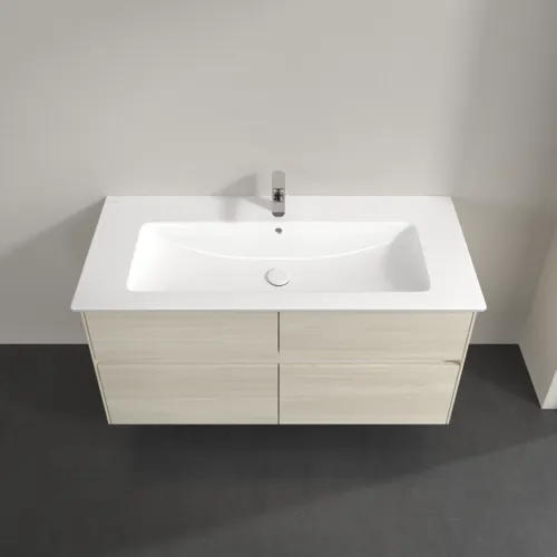 VILLEROY BOCH Toaletní skříňka Collaro, 4 výsuvy, 1161 x 610 x 480 mm, bílý dub #C14600AA, obrázek 4