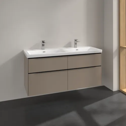 VILLEROY BOCH Subway 3.0 Vanity unit, 4 zásuvky, 1272 x 576 x 478 mm, Taupe #C56801VM, obrázek 2