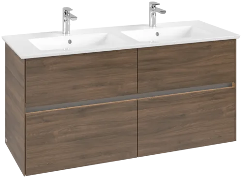 VILLEROY BOCH Toaletní skříňka Collaro, s osvětlením, 4 výsuvy, 1261 x 610 x 480 mm, dub Arizona #C147B0VH