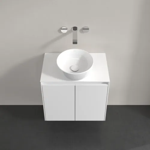 VILLEROY BOCH Toaletní skříňka Collaro, 2 dveře, 600 x 548 x 380 mm, bílá matná / bílá matná #C15000MS, obrázek 4