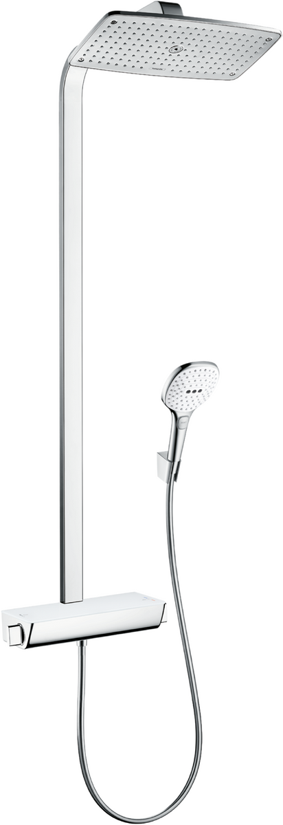 HANSGROHE Raindance E Showerpipe 360 1jet s termostatem #27112400 - bílá/chrom