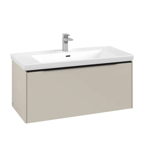 VILLEROY BOCH Subway 3.0 Vanity unit, 1 zásuvka, 973 x 429 x 478 mm, Cashmere Grey #C56901VN