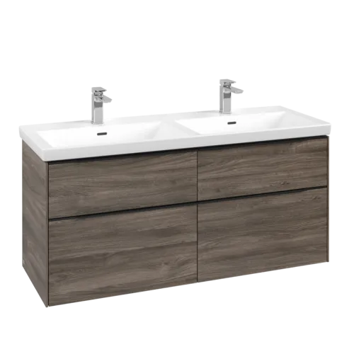 VILLEROY BOCH Subway 3.0 Vanity unit, 4 výsuvy, 1272 x 576 x 478 mm, Stone Oak #C56801RK