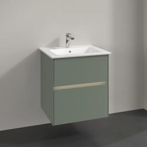VILLEROY BOCH Toaletní skříňka Collaro, s osvětlením, 2 výsuvy, 561 x 610 x 480 mm, Soft Green #C142B0AF, obrázek 2