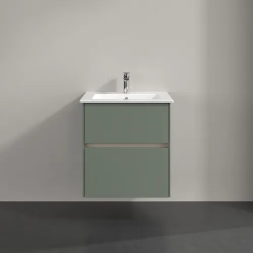 VILLEROY BOCH Toaletní skříňka Collaro, s osvětlením, 2 výsuvy, 561 x 610 x 480 mm, Soft Green #C142B0AF, obrázek 3