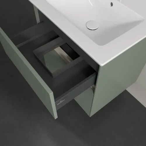 VILLEROY BOCH Toaletní skříňka Collaro, s osvětlením, 2 výsuvy, 561 x 610 x 480 mm, Soft Green #C142B0AF, obrázek 8