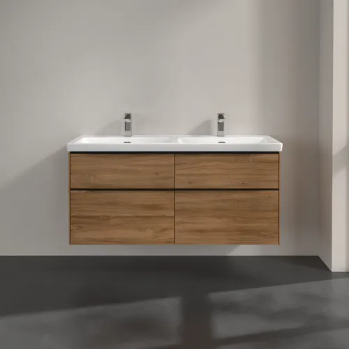 VILLEROY BOCH Subway 3.0 Vanity unit, 4 výsuvy, 1272 x 576 x 478 mm, dub Kansas #C56801RH, obrázek 3