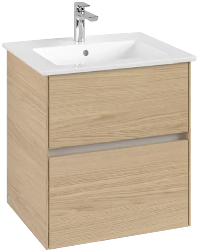 VILLEROY BOCH Toaletní skříňka Collaro, 2 výsuvy, 561 x 610 x 480 mm, severský dub #C14200VJ