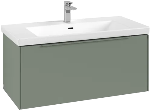 VILLEROY BOCH Subway 3.0 Vanity unit, 1 zásuvka, 973 x 429 x 478 mm, Soft Green #C56902AF