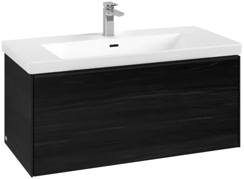 VILLEROY BOCH Subway 3.0 Vanity unit, 1 zásuvka, 973 x 429 x 478 mm, černý dub #C56901AB