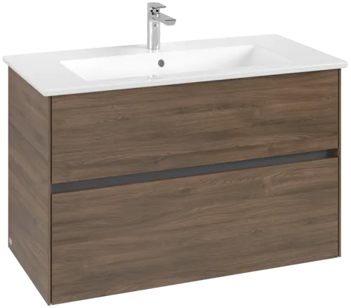 VILLEROY BOCH Toaletní skříňka Collaro, 2 výsuvy, 961 x 610 x 480 mm, dub Arizona #C14500VH