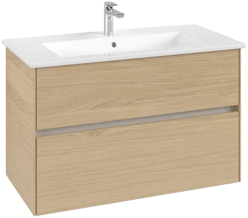 VILLEROY BOCH Toaletní skříňka Collaro, 2 výsuvy, 961 x 610 x 480 mm, severský dub #C14500VJ