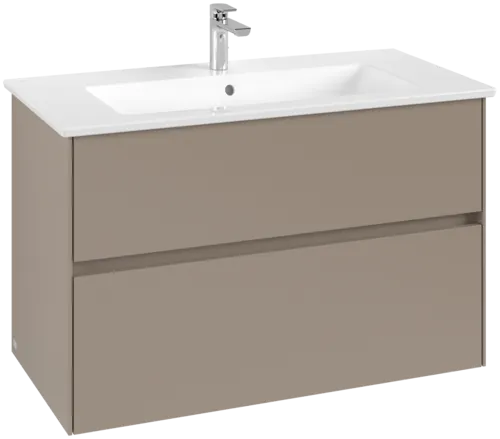 VILLEROY BOCH Toaletní skříňka Collaro, 2 výsuvy, 961 x 610 x 480 mm, taupe #C14500VM